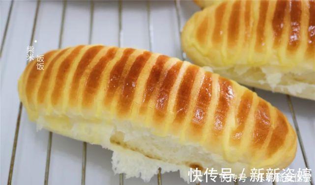 低筋面粉|别给孩子买面包了,自己在家做,一次发酵,做法简单,香软好吃