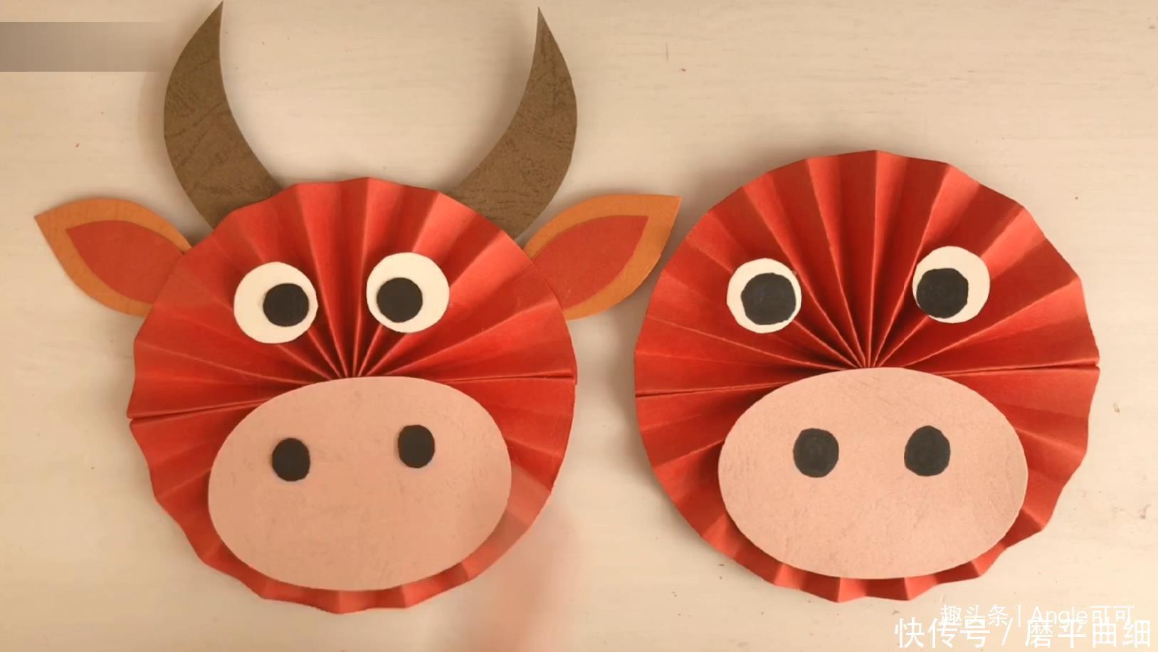 牛年装饰小手工,可可教你自己动手做一个,简单几步就能搞定