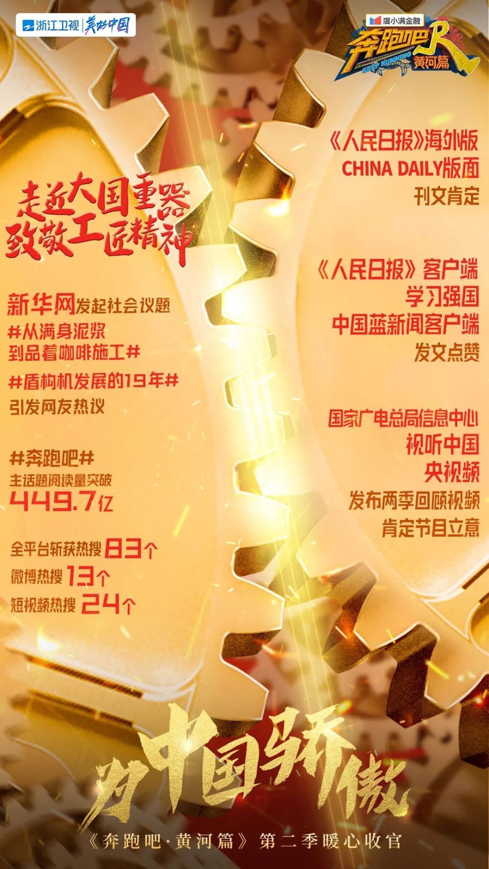 兄弟团感动“毕业”!《奔跑吧·黄河篇》回首两季展现黄河沿岸蓬勃发展 蓝天下