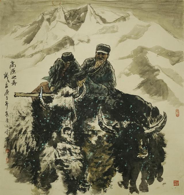 廖小云|廖小云水墨人物画作品欣赏