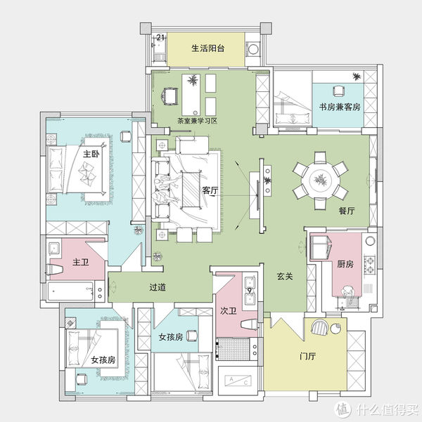 中式|厦门夫妻晒出160㎡新家，新中式风格，高级感十足，而且十分韵味