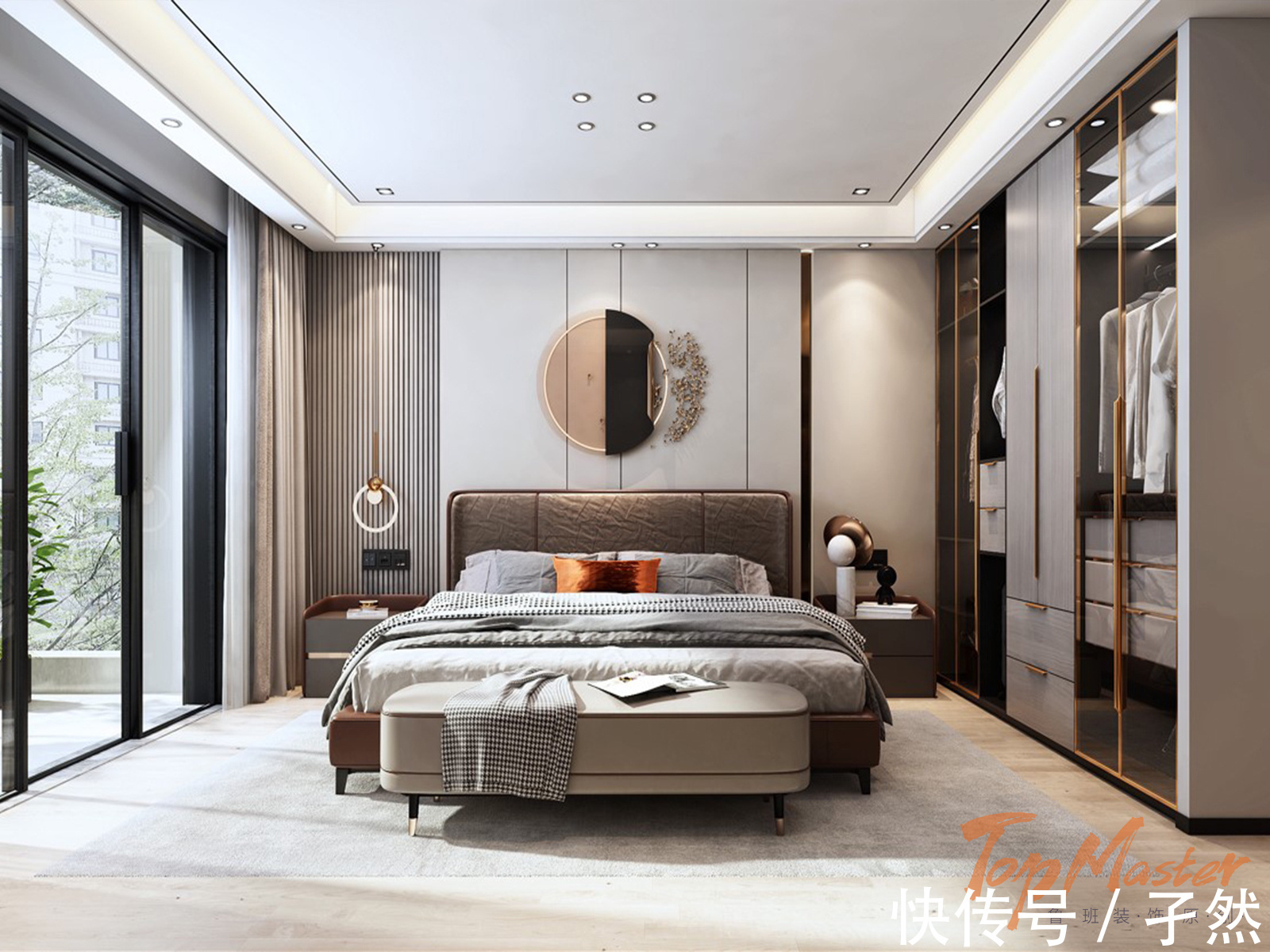 一日三餐|【鲁班装饰】云麓九里120㎡现代轻奢风格，莫兰迪艺术