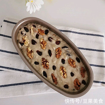 免打发??低油糖零失败的香蕉核桃蛋糕