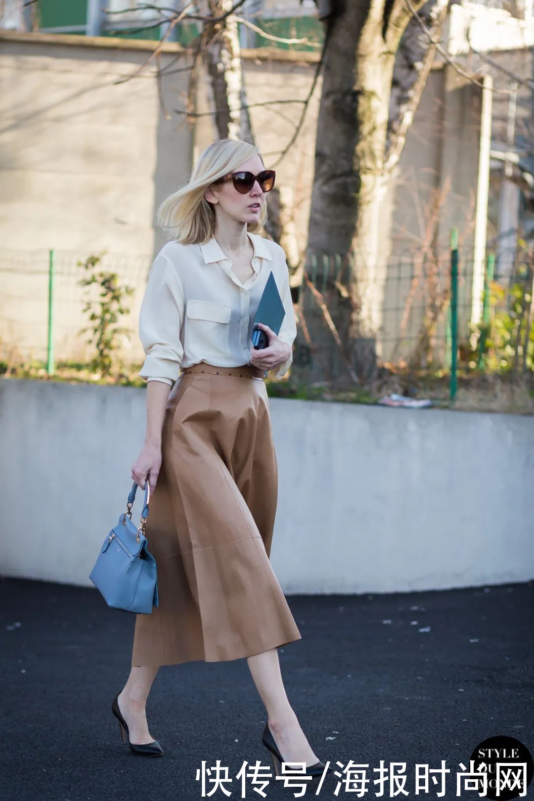 半裙|显瘦不挑人的半身裙，可能就是她们身上的这条了吧