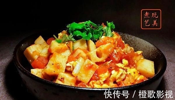 藕养人,西红柿炒蛋养藕又能做出什么好味道呢?