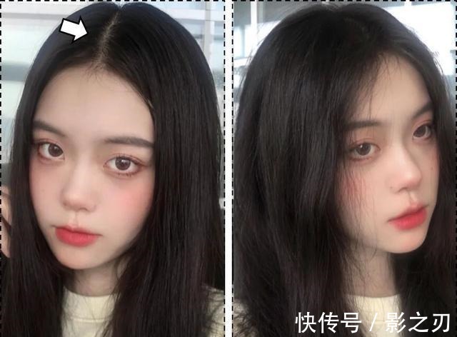 扁头 你发型不好看,因为这里没弄对!