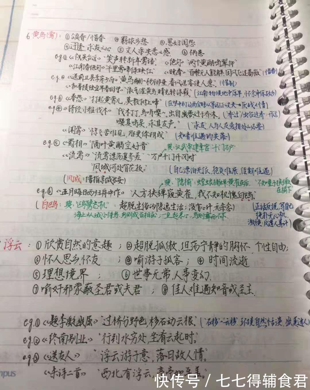 高分|高考状元“学霸笔记”曝光，语文能考146分，原来靠的是这些方法