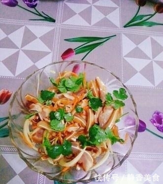 丰泽|猪身上这个部位凉拌,爽口开胃又下酒,荤素搭配营养好,老公爱吃