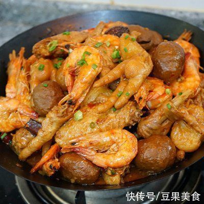 黑暗料理|有了鸡爪虾煲，爱心早餐省时做