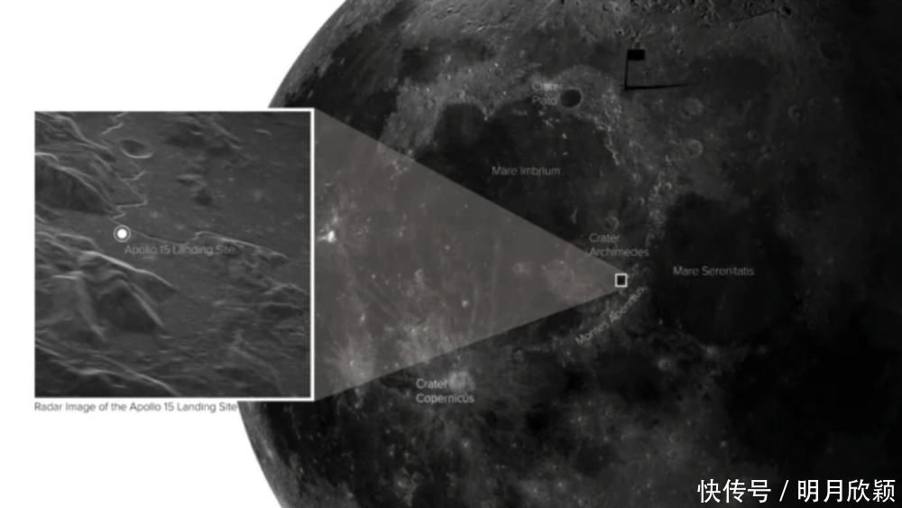 地球 这张月球照片居然是从地球上用雷达拍摄的