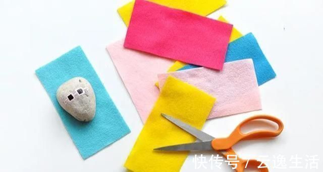 彩纸!捡些石头回家,再也不为手工课作业愁附5个DIY石头彩绘教程