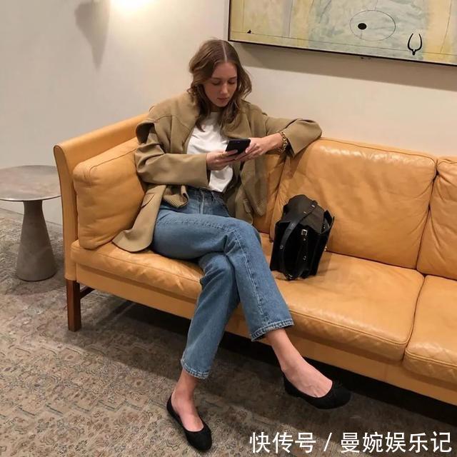百搭|牛仔裤配什么好？当然是“仙女鞋”，百搭不累脚还显高级