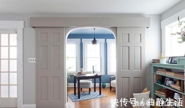 隐蔽门|厨房别再安装推拉门了,现在流行这种设计,干净实用还漂亮!