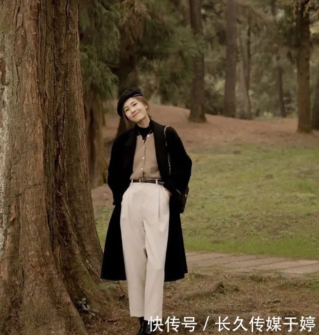 冬天穿“长大衣”,学会这3种穿法