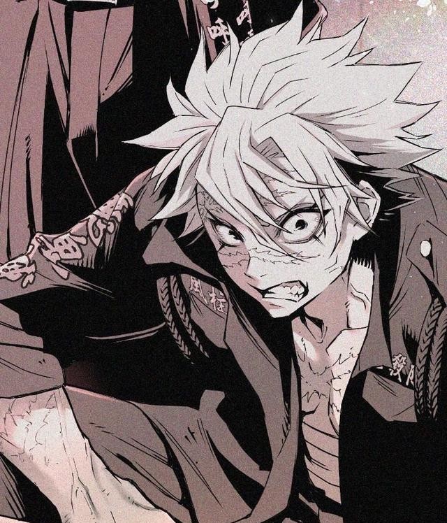 表情|《鬼灭之刃》变“全员恶人”,无一郎表情邪魅,只有义勇一脸困惑