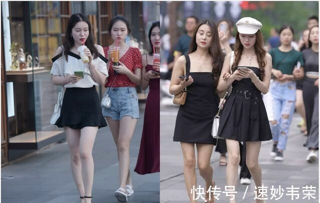 替代|用“五分裤”作为替代,配合优雅的裙子,简约大方又显时髦!