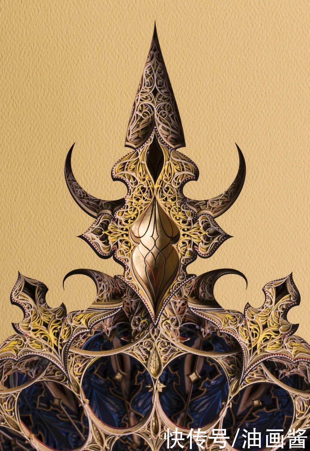 埃里克·斯坦德利&他用时6个月,耗费200张纸,就为制作一个纸雕作品