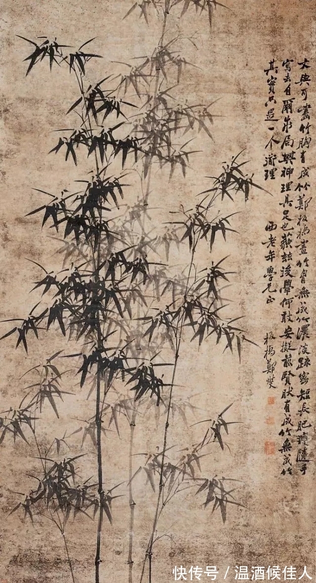 郑板桥$花鸟画|飘逸俊朗!郑板桥画竹精选