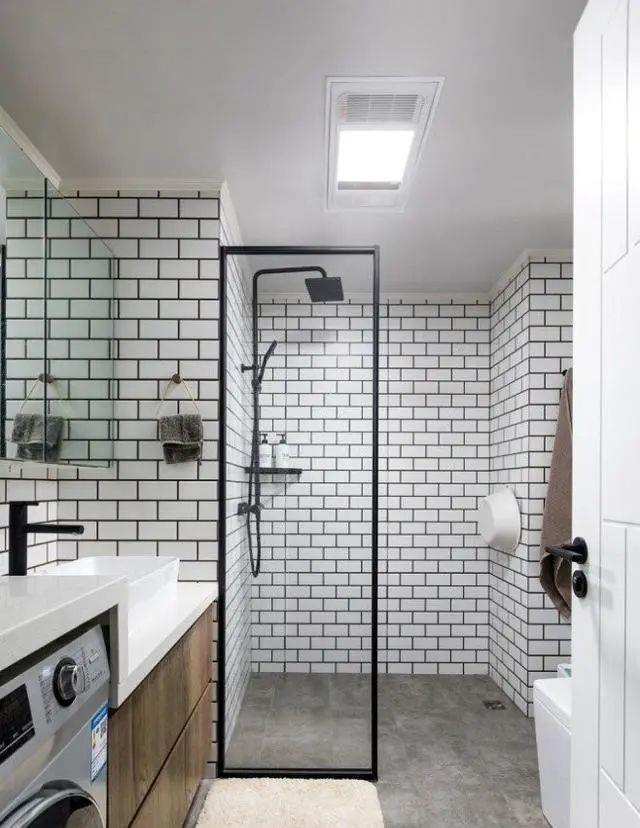 透明亮|小户型卫生间别乱装，参考9种设计案例，干湿分离，还漂亮实用