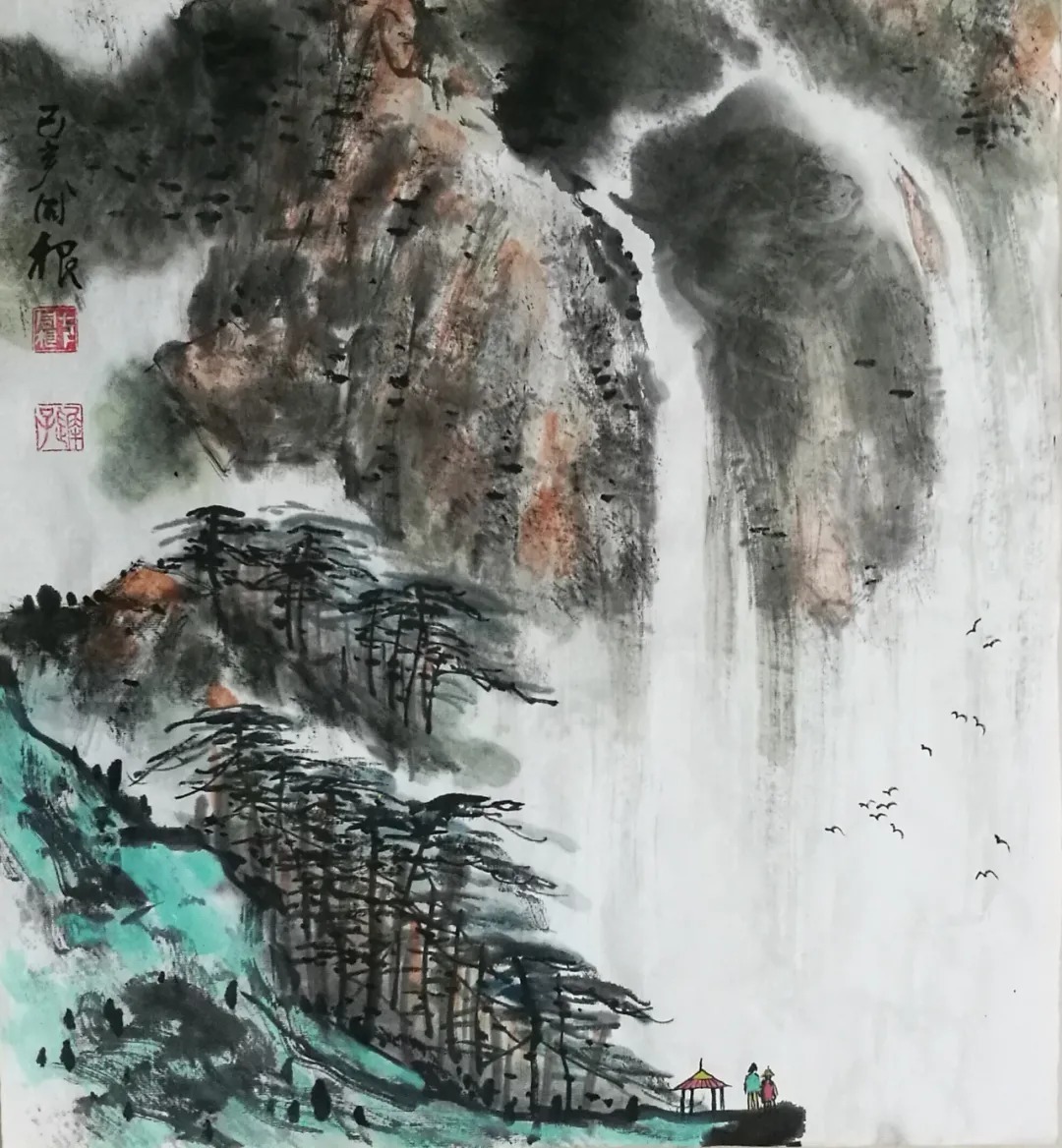 蔡玲!《书画南北方》一一《写意生活艺术组合》迎春中国画小品展