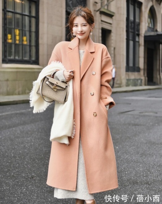 穿搭 终于明白“韩系风”大衣的穿搭精髓,真正精致的女人都懂,太高级