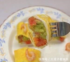 关晓彤同款,牛油果能量蛋卷,低脂减肥餐~