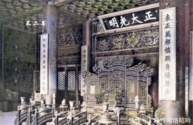 老照片|上色老照片：慈禧光绪西逃后无人打理的皇城，荒草萋萋，充满破败