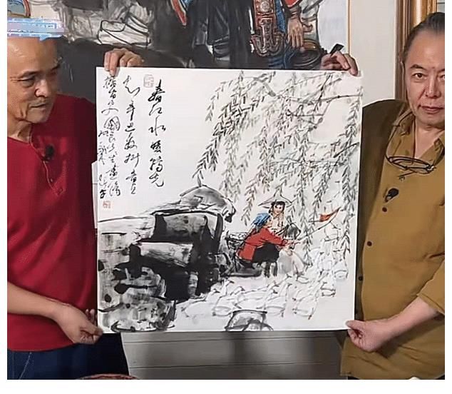 张铁林|张铁林为史国良画作题字，书法水平惹争议，网友：糟蹋画