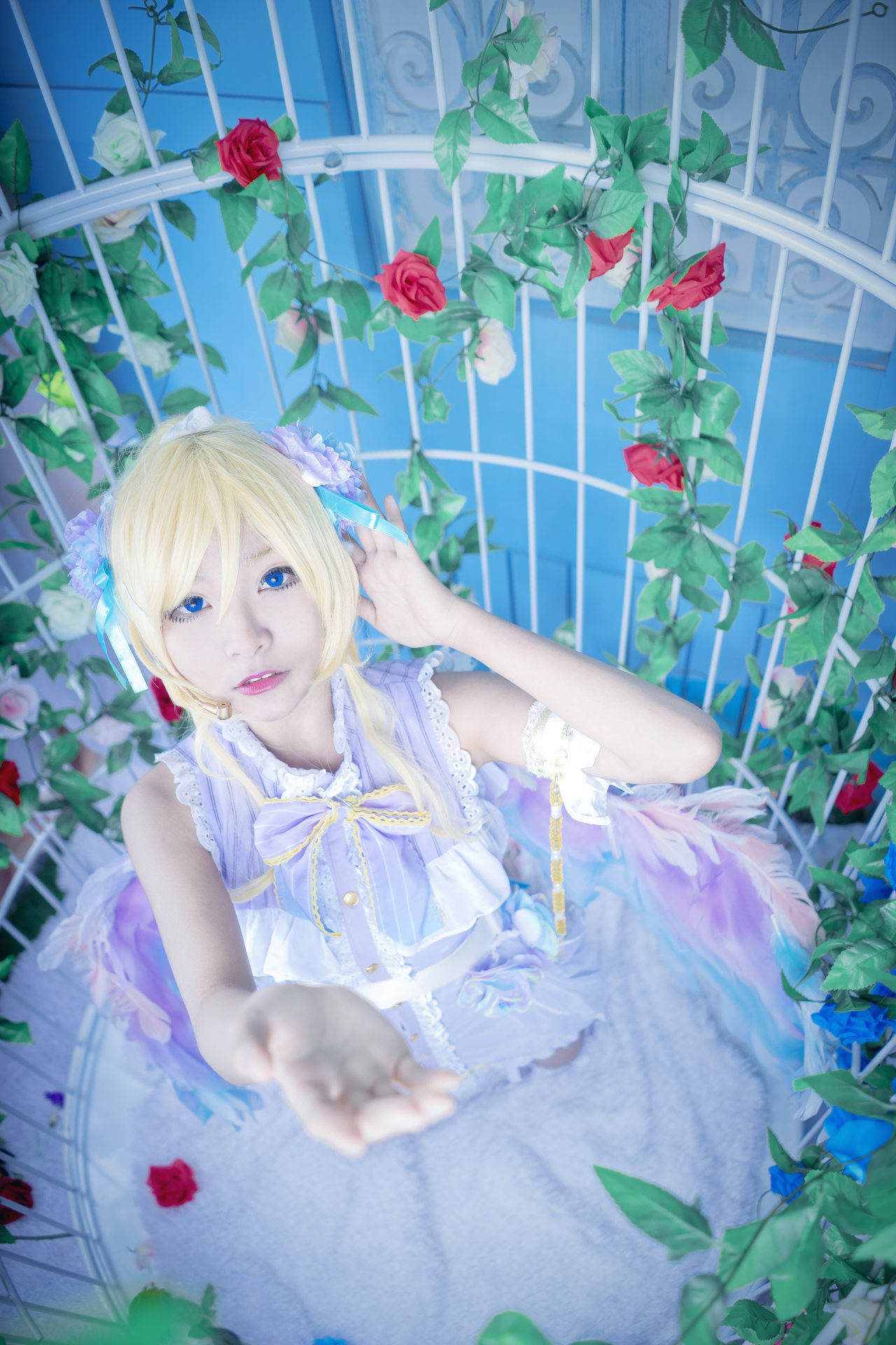 《lovelive！》绚濑绘里白色情人节cosplay