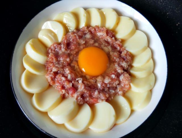 完美搭配，肉沫和鸡蛋豆腐，简单蒸一蒸，入口即化特别美味