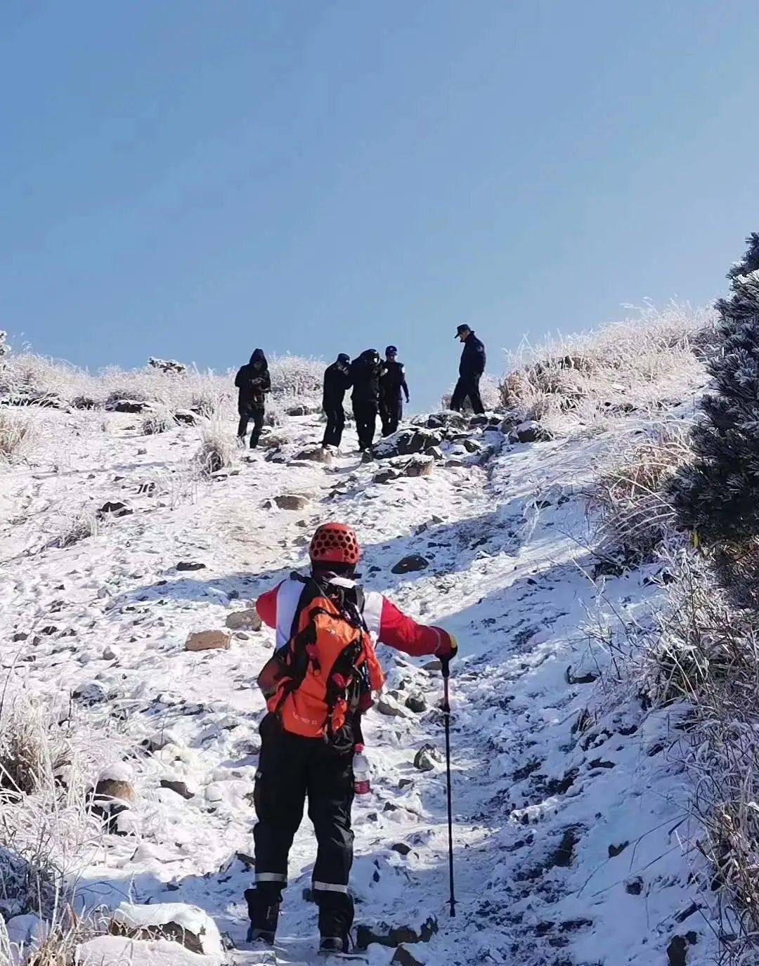 秦小刚|零下7℃！海拔1200米！他艰难登顶太子尖紧急救援受伤游客，不曾想他也是一名伤者…