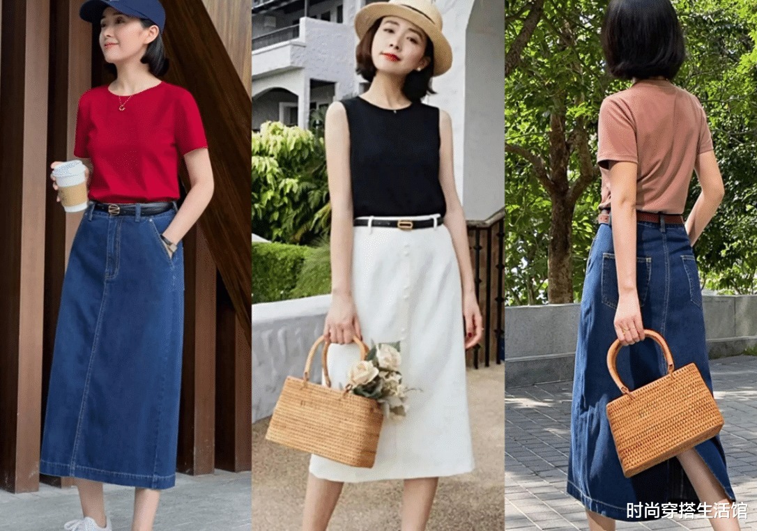 雪纺衫|今秋火了一种裙子:叫“半身裙”,不仅百搭还提气质,简直太美了