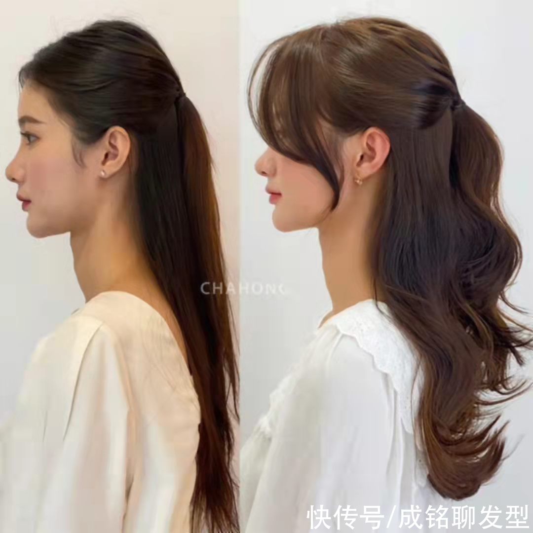 头发 你适合“披头发”还是“扎头发”，关键看脸型和发际线，别搞错了
