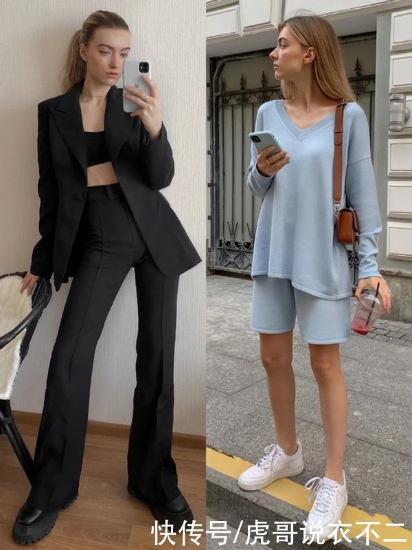 俄罗斯美女厉害了，3招打造小个子出街穿搭，优雅与显高全都要