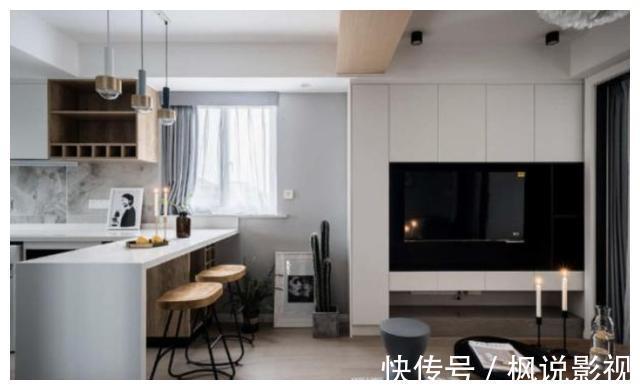 墙面|小户型如何装得宽敞大气？这套60㎡小家，如此设计，越装越大