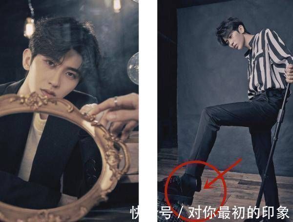 杂志封面|跑男集体拍杂志封面,唯独蔡徐坤跟大家不一样,名牌鞋子踩在脚底