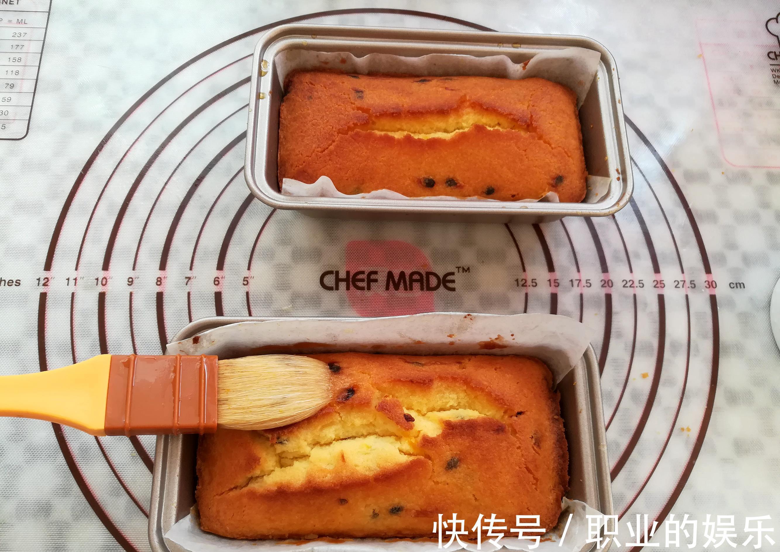 百香果肉|这种水果正当季,用它做蛋糕,清香不甜腻,大人小孩都爱吃