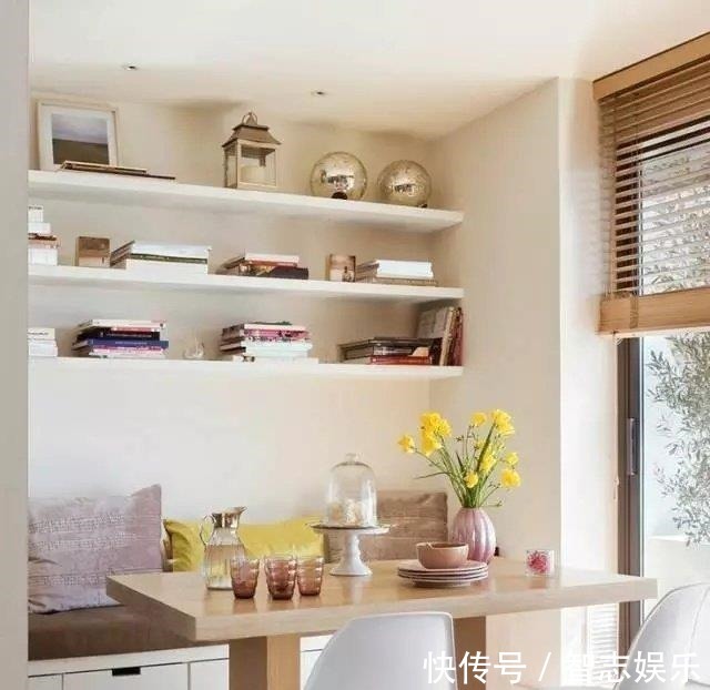 实用|等以后买了房,就装这样的卡座餐厅,漂亮又实用,多久都不过时