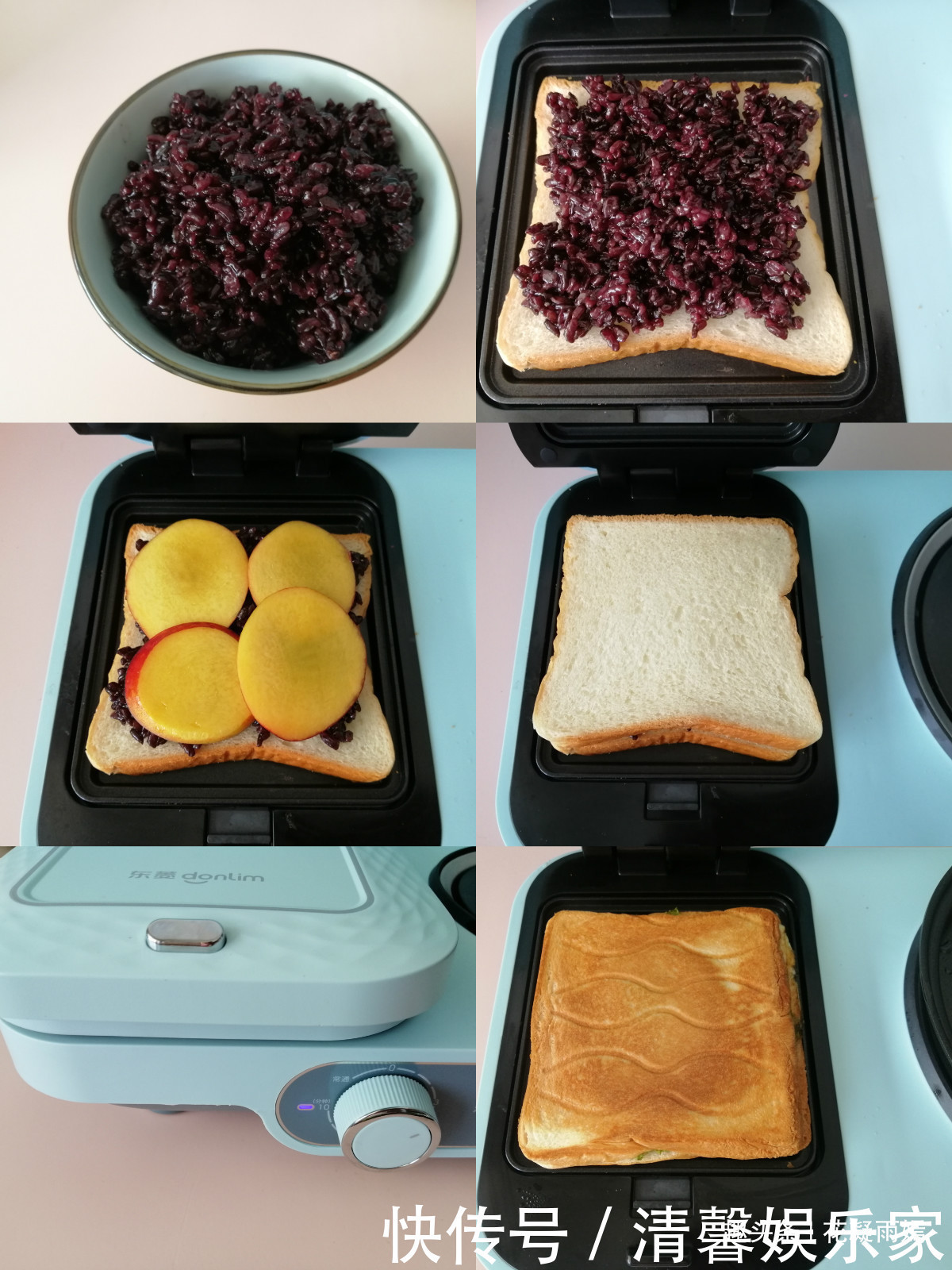 紫薯|火遍全网的早餐三明治,挑战一周6天不重样,这个妈妈超厉害