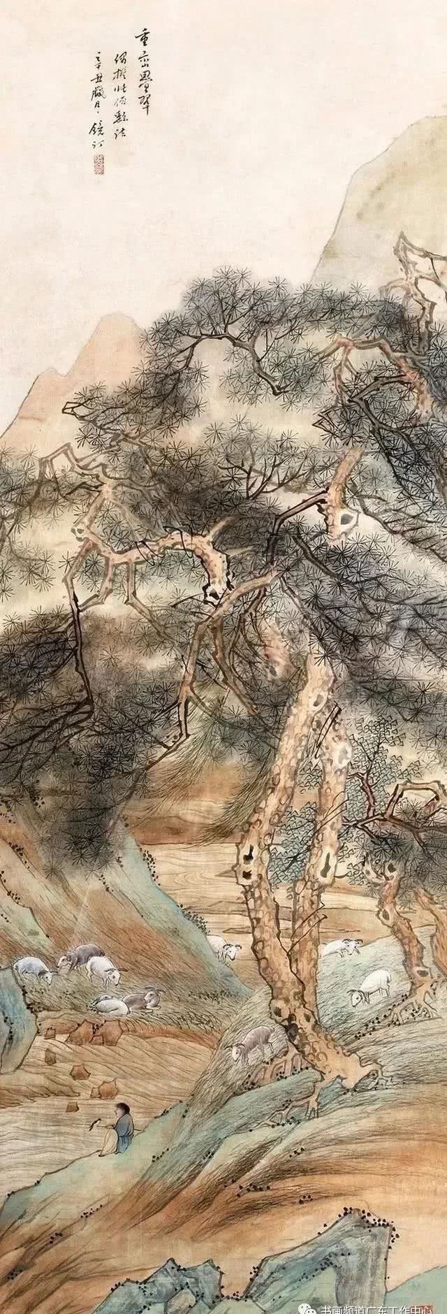 吴镜汀|这位画家,不仅是启功老师,齐白石也收藏他的画