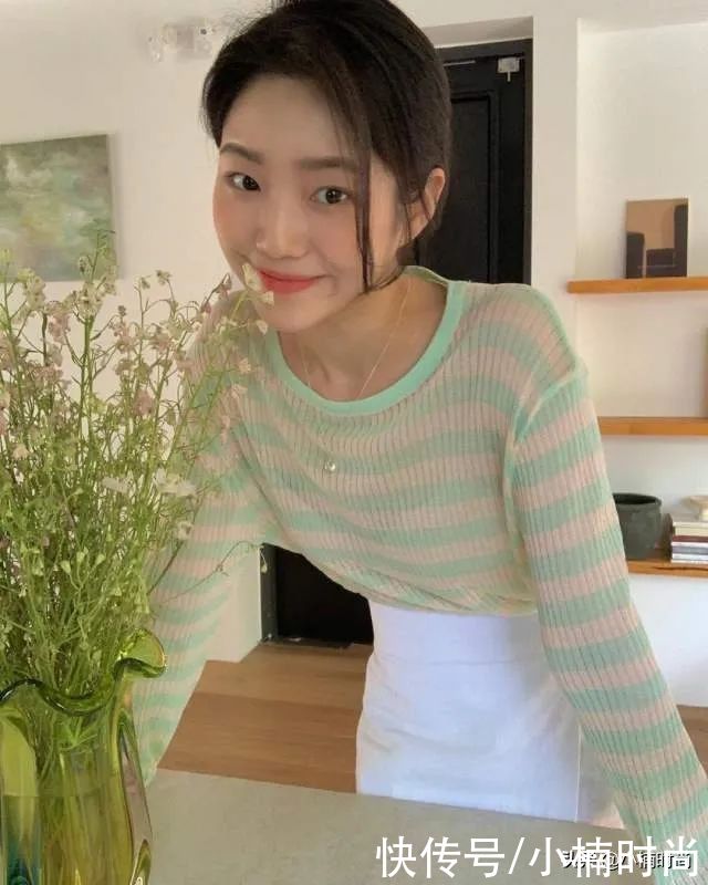 小楠|清透感更清爽迷人！女生夏日浅牛油果色日常搭配推荐