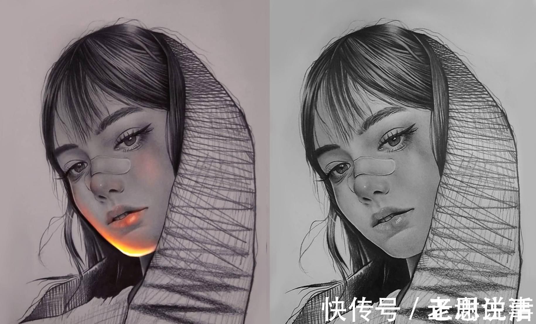 笔刷@素描会发光想要画出这种效果,其实只需几分钟