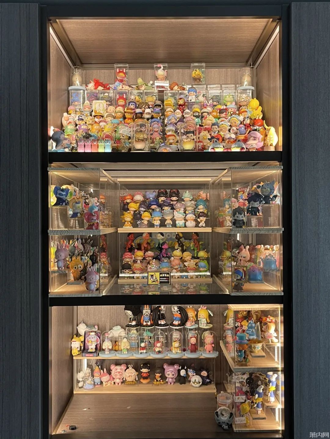 盲盒|小伙晒出一柜子宝贝,价值不菲!据说入了这个坑,会上瘾