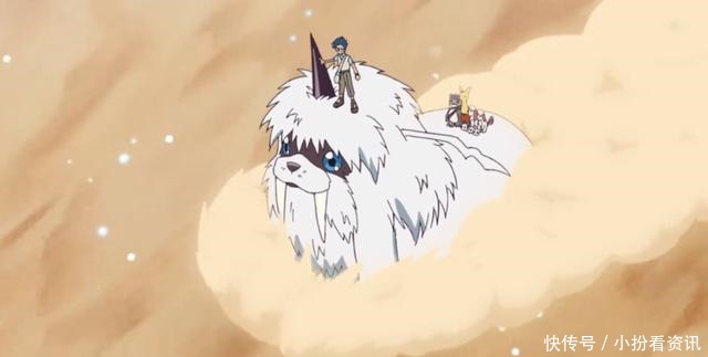 数码宝贝新版海狮兽开启陆地滑行模式,兽人加鲁鲁近战技能点满