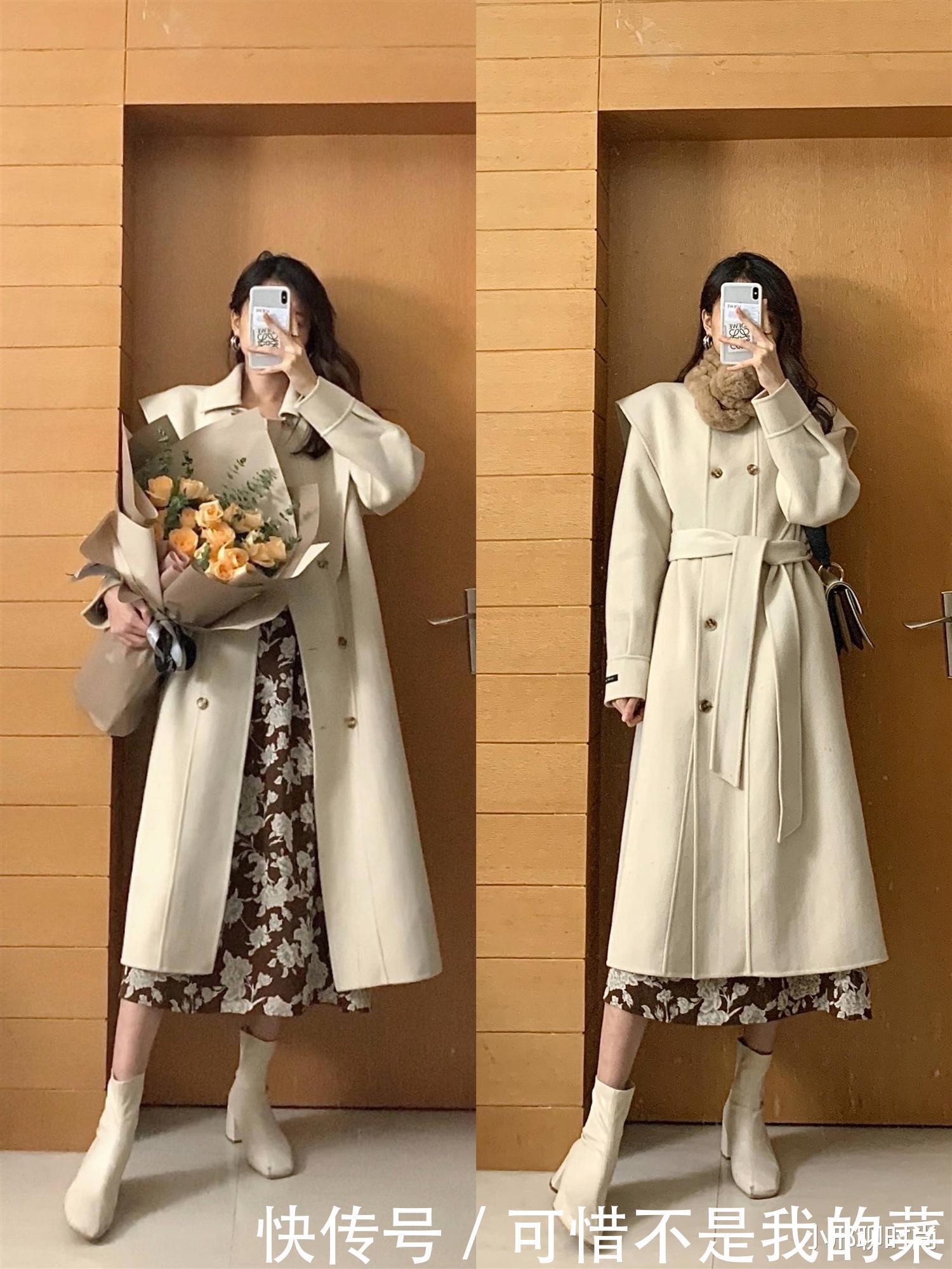 十足|秋冬的到来,快来看看白色大衣的N种搭配方法,尽显女神范十足