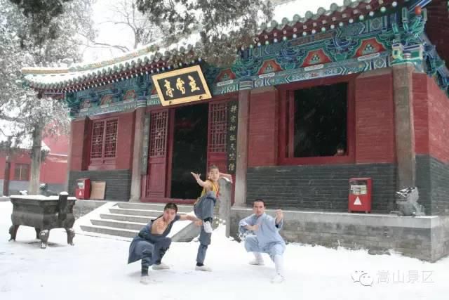 迎来|嵩山迎来冬日里的雪