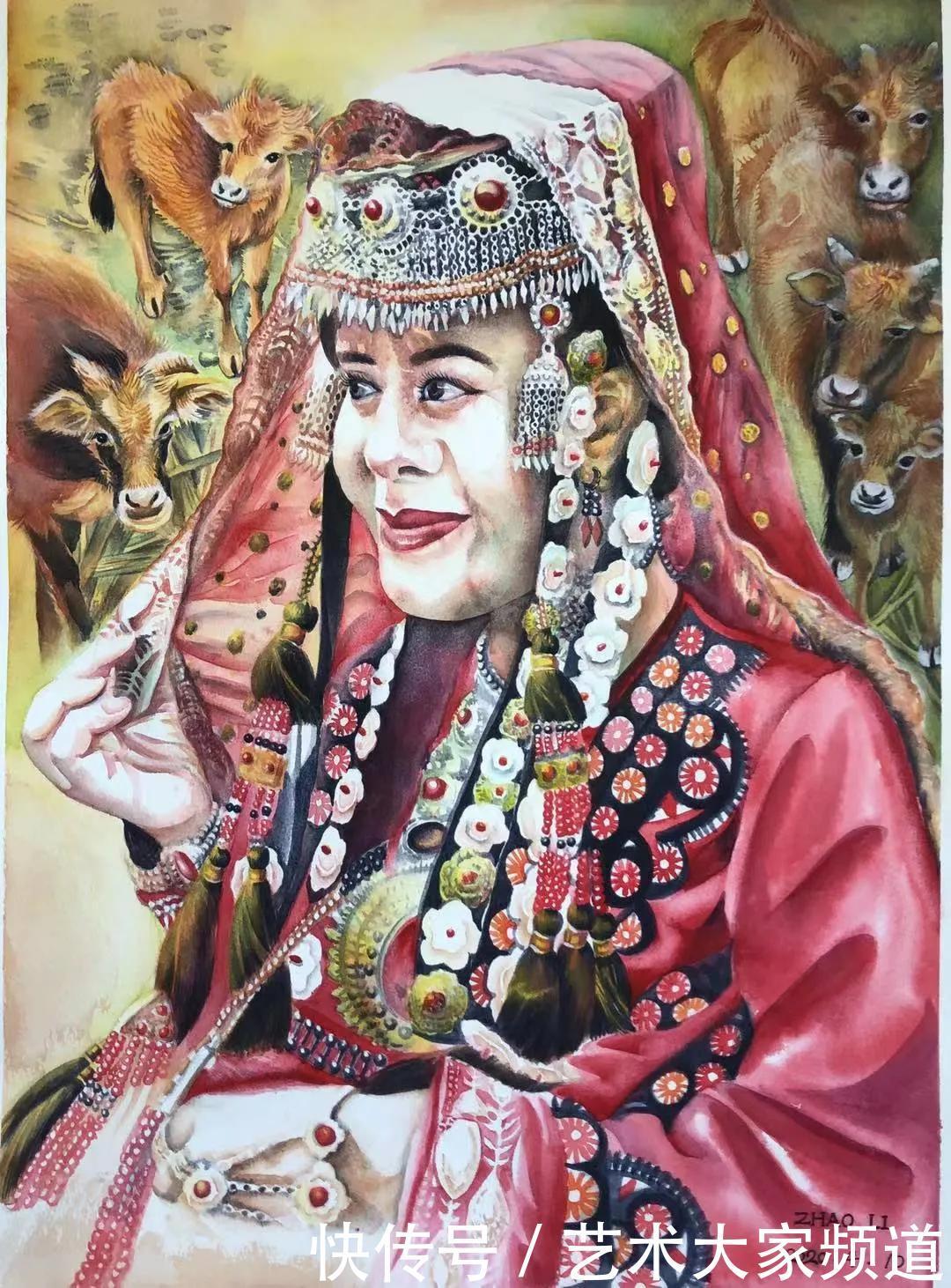 流浪者|【百年辉煌·2021最具收藏价值艺术家】赵丽作品鉴赏