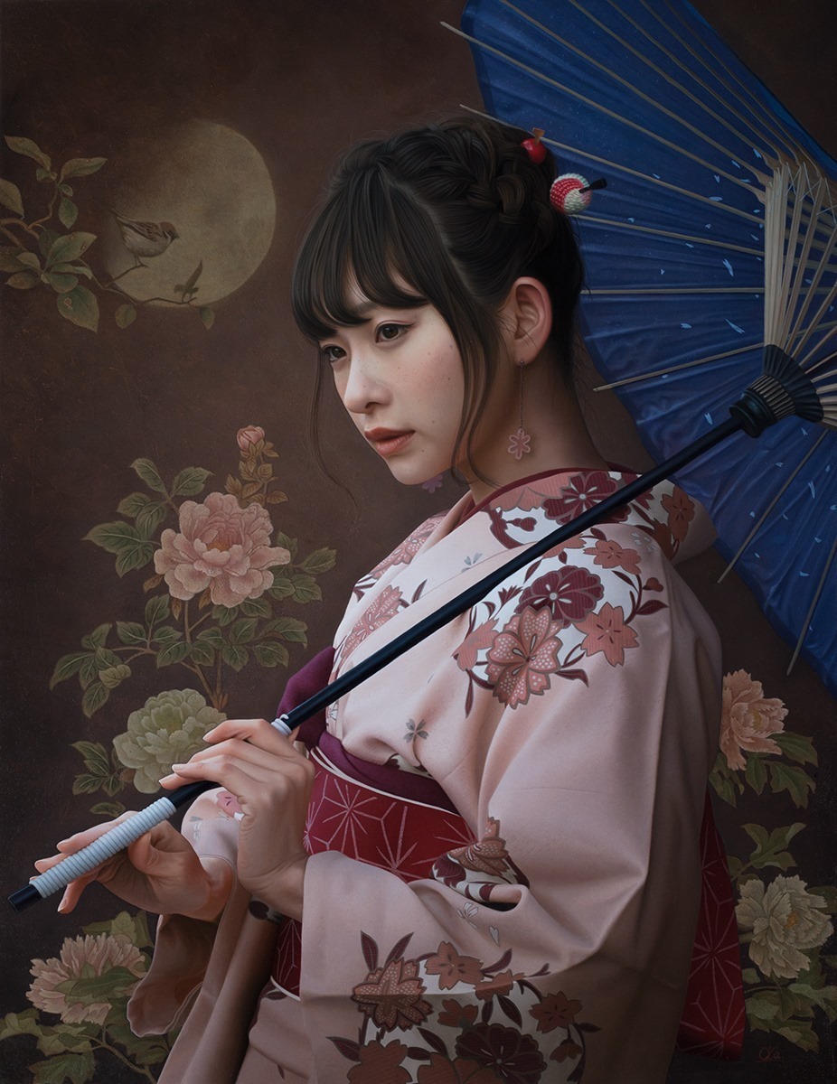 超写实绘画#日本超写实绘画第一人,80后艺术家冈冈康夫的最新作品