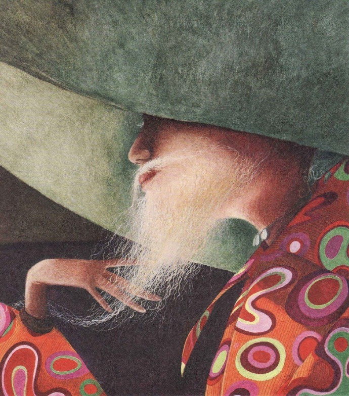 海贝卡·朵特梅-!插画师海贝卡·朵特梅-喜欢用不透明水彩作画,人物造型充满想象力并带有诡异气质