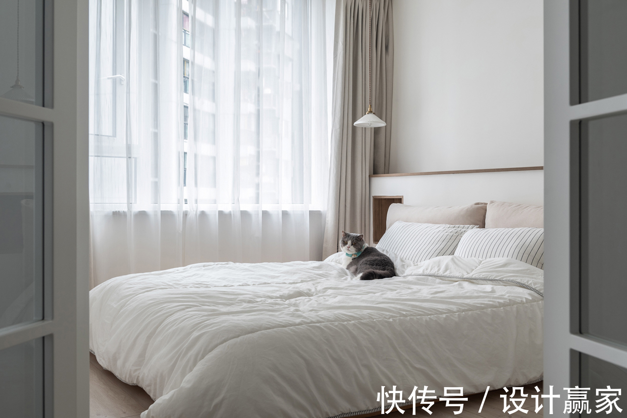 插瓶|70㎡现代简约风,木质的清新自然,小资情调的生活